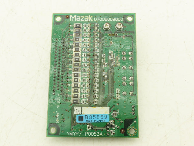 Mazak D70UB009800 Printed Circuit Board Remote Input Output PCB YMYP7-P0053A