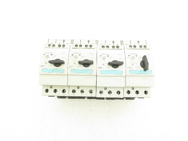 Siemens 3RV1031-4GA10 Circuit Breaker 36-45 Amp 30Hp 600VAC 3Ph Lot of 4