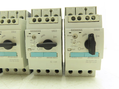 Siemens 3RV1031-4GA10 Circuit Breaker 36-45 Amp 30Hp 600VAC 3Ph Lot of 4