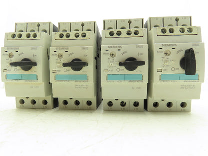 Siemens 3RV1031-4GA10 Circuit Breaker 36-45 Amp 30Hp 600VAC 3Ph Lot of 4