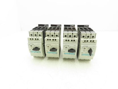 Siemens 3RV1031-4GA10 Circuit Breaker 36-45 Amp 30Hp 600VAC 3Ph Lot of 4
