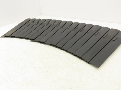 Ryson 500-3 S00545 20" Spiral Conveyor Belt Friction Slat Left Hand  Lot of 20
