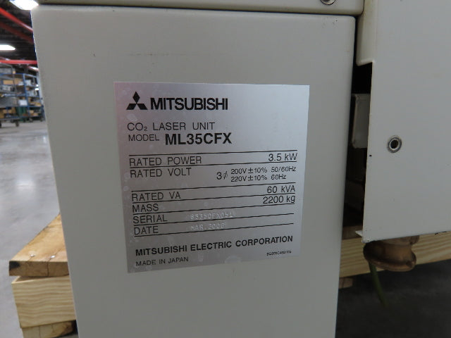 Mitsubishi ML35CFX CNC Laser Processing Power Supply Control Unit CO2 60KVA