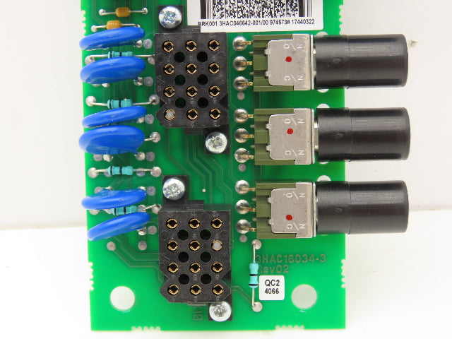 ABB 3HAC046642-001/00 Printed Circuit Board Brake Release Control Unit BRK001