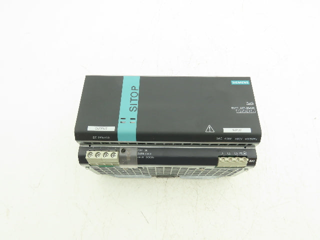 Siemens 6EP1437-3BA00 SITOP Modular Power Supply 24VDC 40A Out 480V 3Ph In