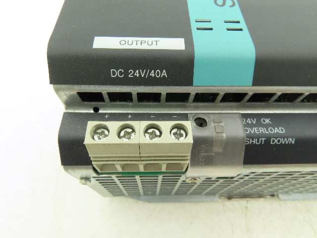 Siemens 6EP1437-3BA00 SITOP Modular Power Supply 24VDC 40A Out 480V 3Ph In