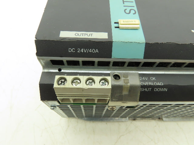 Siemens 6EP1437-3BA00 SITOP Modular Power Supply 24VDC 40A Out 480V 3Ph In