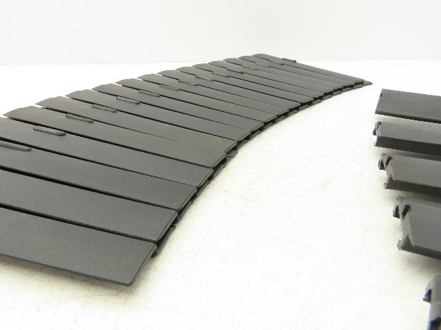 Ryson 500-3 S00544 20" Spiral Conveyor Belt Friction Slat Right Hand  Lot of 22
