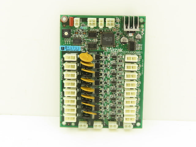 Mazak D70UB009811 Printed Circuit Board Input Output Module PCB YMYP3-P0051A