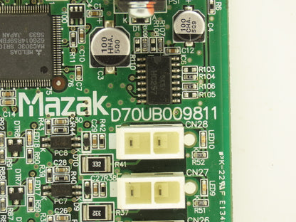 Mazak D70UB009811 Printed Circuit Board Input Output Module PCB YMYP3-P0051A