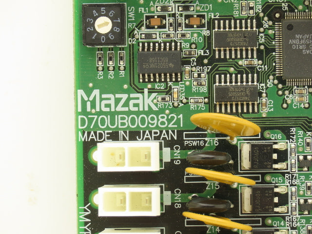Mazak D70UB009821 Printed Circuit Board Input Output Module PCB YMYP4P0052B READ