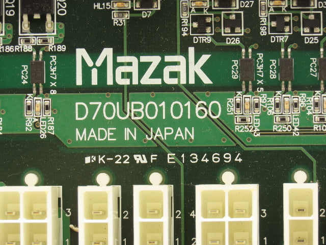 Mazak D70UB010160 Printed Circuit Board Input Output Module PCB YMYP14-P0070