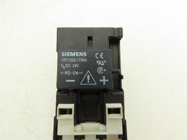Siemens 3RT1024-1BB40 Motor Starter Contactor 12A 10Hp 575V 3P 24VDC Lot of 6