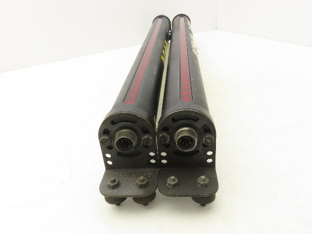 Banner MGE2416A/MGR2416A Light Curtain Transmitter & Receiver 24" 1 Set Lot of 2