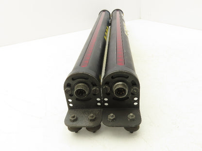Banner MGE2416A/MGR2416A Light Curtain Transmitter & Receiver 24" 1 Set Lot of 2