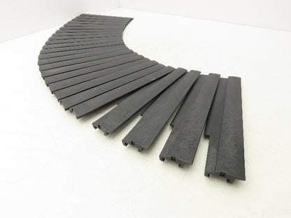 Ryson 500-3 S00542 20"Spiral Conveyor Belt Slat Right Hand No-Friction Lot of 25