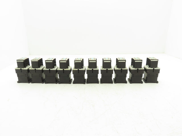 Siemens 3RH1140-1BB40 Contactor Relay Size S00 4NO 600VAC 10A Varistor Lot Of 10