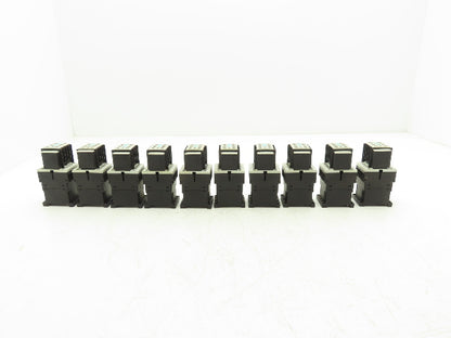 Siemens 3RH1140-1BB40 Contactor Relay Size S00 4NO 600VAC 10A Varistor Lot Of 10