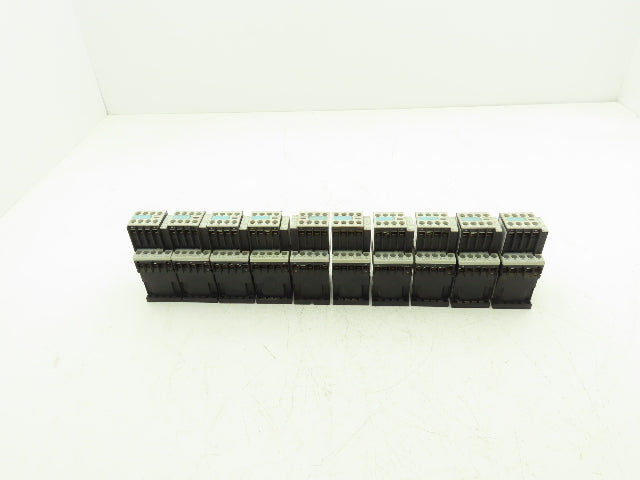 Siemens 3RH1140-1BB40 Contactor Relay Size S00 4NO 600VAC 10A Varistor Lot Of 10