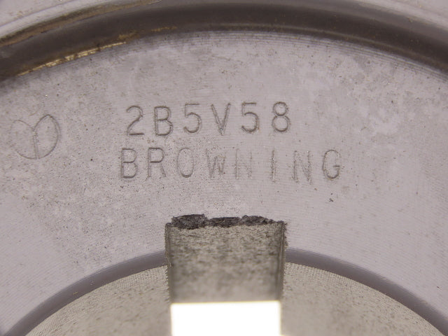 Browning 2B5V58 2 Groove Belt Pulley Belt Section A,B,5V 6" OD Bushing Required
