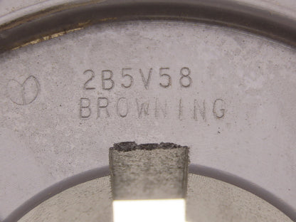 Browning 2B5V58 2 Groove Belt Pulley Belt Section A,B,5V 6" OD Bushing Required