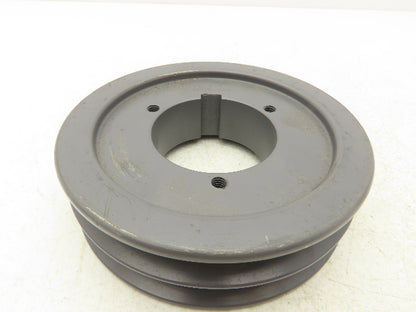 Browning 2B5V58 2 Groove Belt Pulley Belt Section A,B,5V 6" OD Bushing Required