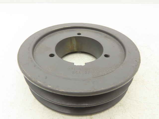 Browning 2B5V58 2 Groove Belt Pulley Belt Section A,B,5V 6" OD Bushing Required