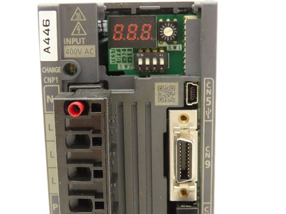 Mitsubishi MDS-EJH-V1-10 AC Servo Drive Unit 0.6kW 1.5A 3Ph 323V 0-360Hz Output