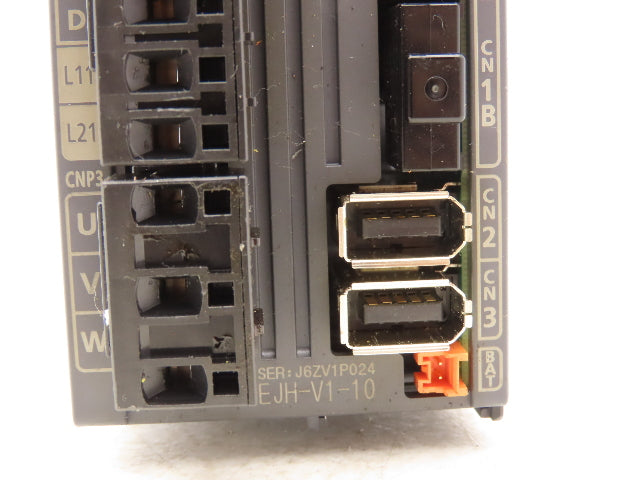 Mitsubishi MDS-EJH-V1-10 AC Servo Drive Unit 0.6kW 1.5A 3Ph 323V 0-360Hz Output