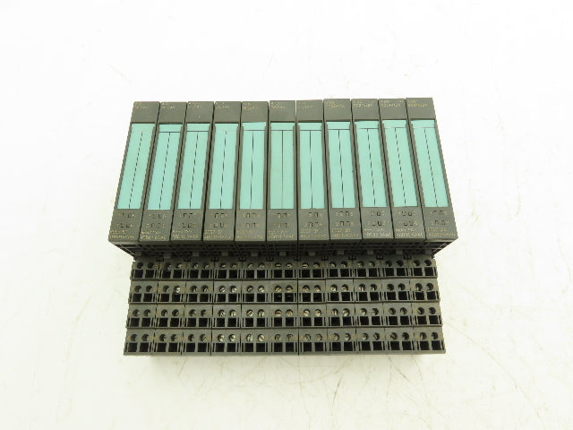 Siemens SIMATIC 4 Digital I/O W/Terminal 24VDC Mixed Lot Of 11