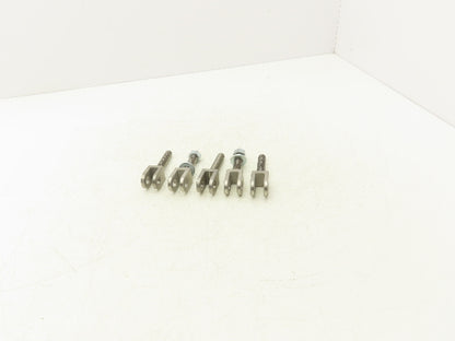 1/2" Clevis Stainless Steel 1/2"-13 x 2-1/2" Length Threaded Male Rod Lot of 5