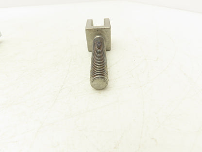 1/2" Clevis Stainless Steel 1/2"-13 x 2-1/2" Length Threaded Male Rod Lot of 5
