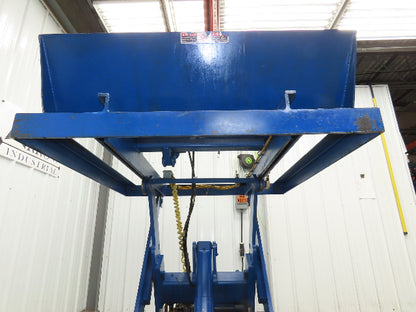 Vestil Hydraulic Lift End Tilt Table 2000lb 48"x48" Top 38° Tilt 36" Travel 460v