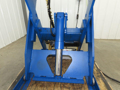 Vestil Hydraulic Lift End Tilt Table 2000lb 48"x48" Top 38° Tilt 36" Travel 460v