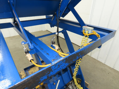 Vestil Hydraulic Lift End Tilt Table 2000lb 48"x48" Top 38° Tilt 36" Travel 460v
