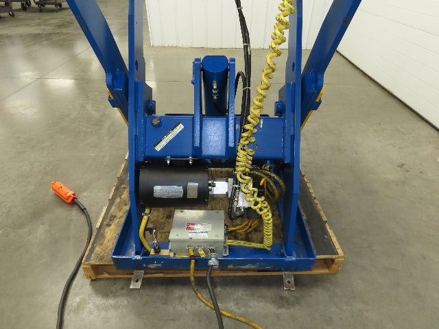 Vestil Hydraulic Lift End Tilt Table 2000lb 48"x48" Top 38° Tilt 36" Travel 460v