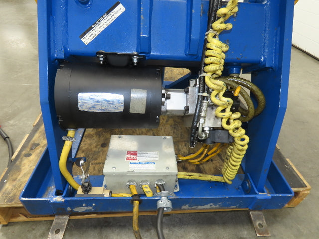 Vestil Hydraulic Lift End Tilt Table 2000lb 48"x48" Top 38° Tilt 36" Travel 460v