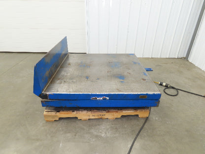 Vestil Hydraulic Lift End Tilt Table 2000lb 48"x48" Top 38° Tilt 36" Travel 460v