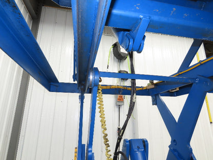 Vestil Hydraulic Lift End Tilt Table 2000lb 48"x48" Top 38° Tilt 36" Travel 460v