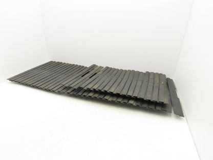 Ryson 500 Series 20" Spiral Conveyor Belt Slats Non-Friction  Lot of 49