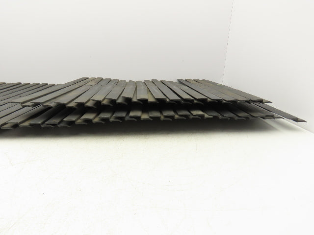 Ryson 500 Series 20" Spiral Conveyor Belt Slats Non-Friction  Lot of 49