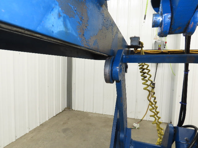 Vestil Hydraulic Lift Table End Tilt 1000lb 48"x48" Top 45° Tilt 36" Travel 460v
