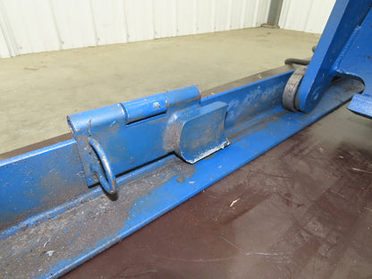 Vestil Hydraulic Lift Table End Tilt 1000lb 48"x48" Top 45° Tilt 36" Travel 460v