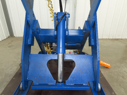 Vestil Hydraulic Lift Table End Tilt 1000lb 48"x48" Top 45° Tilt 36" Travel 460v