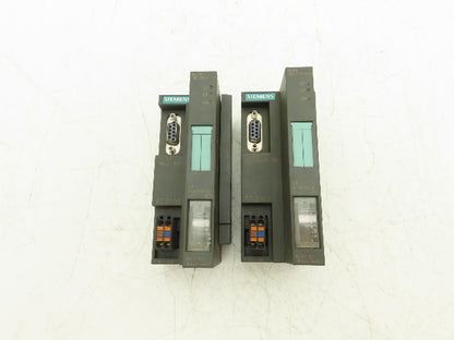 Siemens 6ES7 151-1BA02-0AB0 ET200S SIMATIC DP IM151-1 Interface Module Lot of 2
