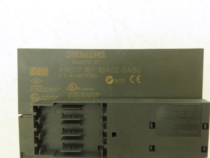 Siemens 6ES7 151-1BA02-0AB0 ET200S SIMATIC DP IM151-1 Interface Module Lot of 2