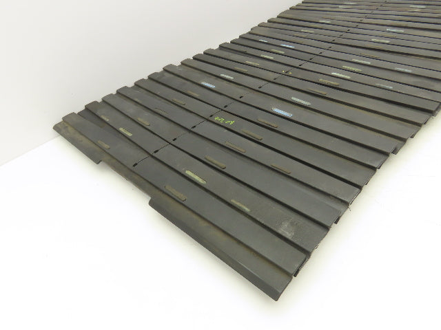 Ryson 500 Series 20" Spiral Conveyor Belt Slats Friction  Lot of 25