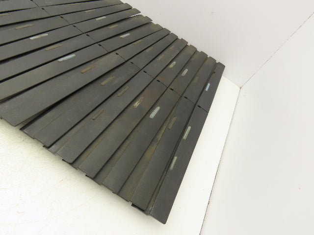Ryson 500 Series 20" Spiral Conveyor Belt Slats Friction  Lot of 25