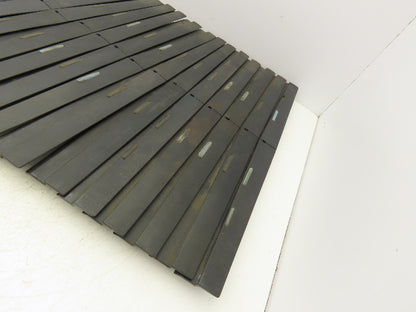 Ryson 500 Series 20" Spiral Conveyor Belt Slats Friction  Lot of 25