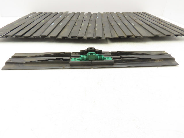Ryson 500 Series 20" Spiral Conveyor Belt Slats Friction  Lot of 25
